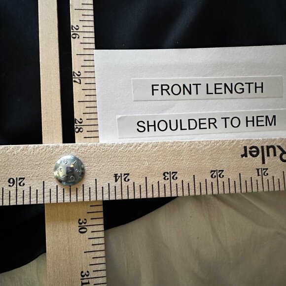 Van Heusen Flex Mens Black Regular Fit Long Sleeve Shirt Size 18.5 35/37 - Picture 9 of 11